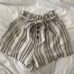 American Eagle striped bermuda shorts